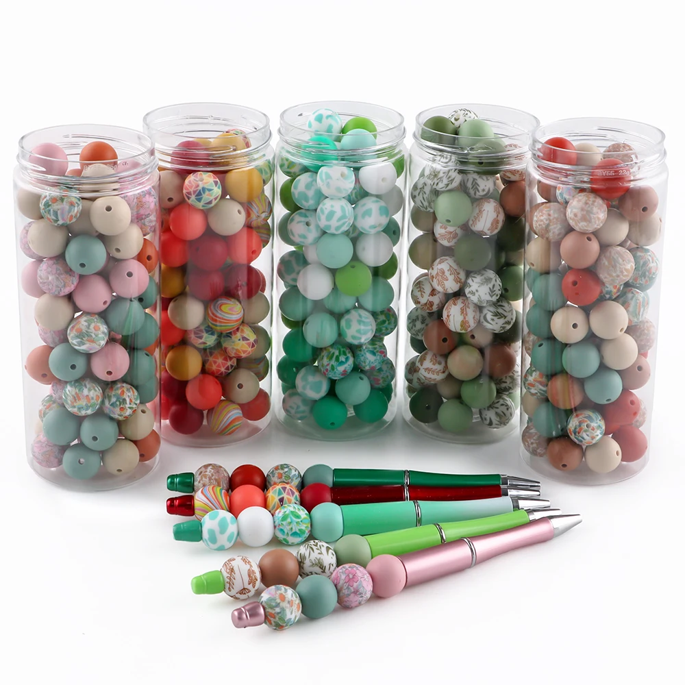 Cuentas de silicona para pulseras y collares – Set infantil DIY
