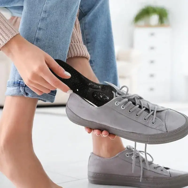 Plantillas de masaje antideslizantes, transpirables, adelgazantes, almohadilla para el cuidado de los pies, botas de trabajo, plantillas, cojín relajante para pies, insertar zapatos antifatiga