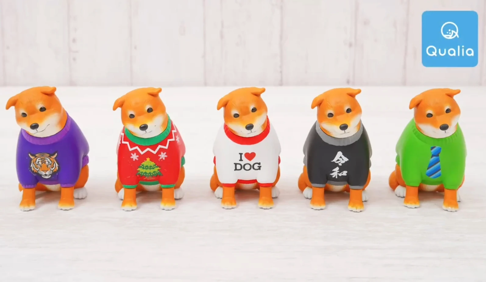 Qualia Figura Shiba Inu articulada – Juguete tierno decorativo - imagen 2