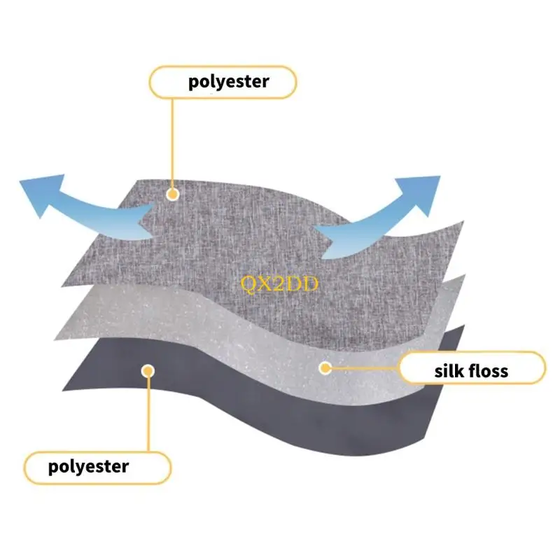 QX2D Funda para silla comedor infantil lavable a máquina, funda plegable para uso público, protecciones 360 ​​grados, - imagen 3