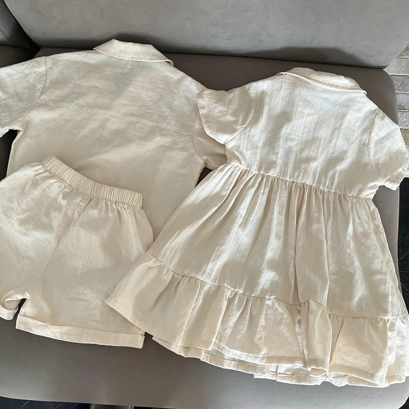 Pantalones cortos y vestido coreano para verano