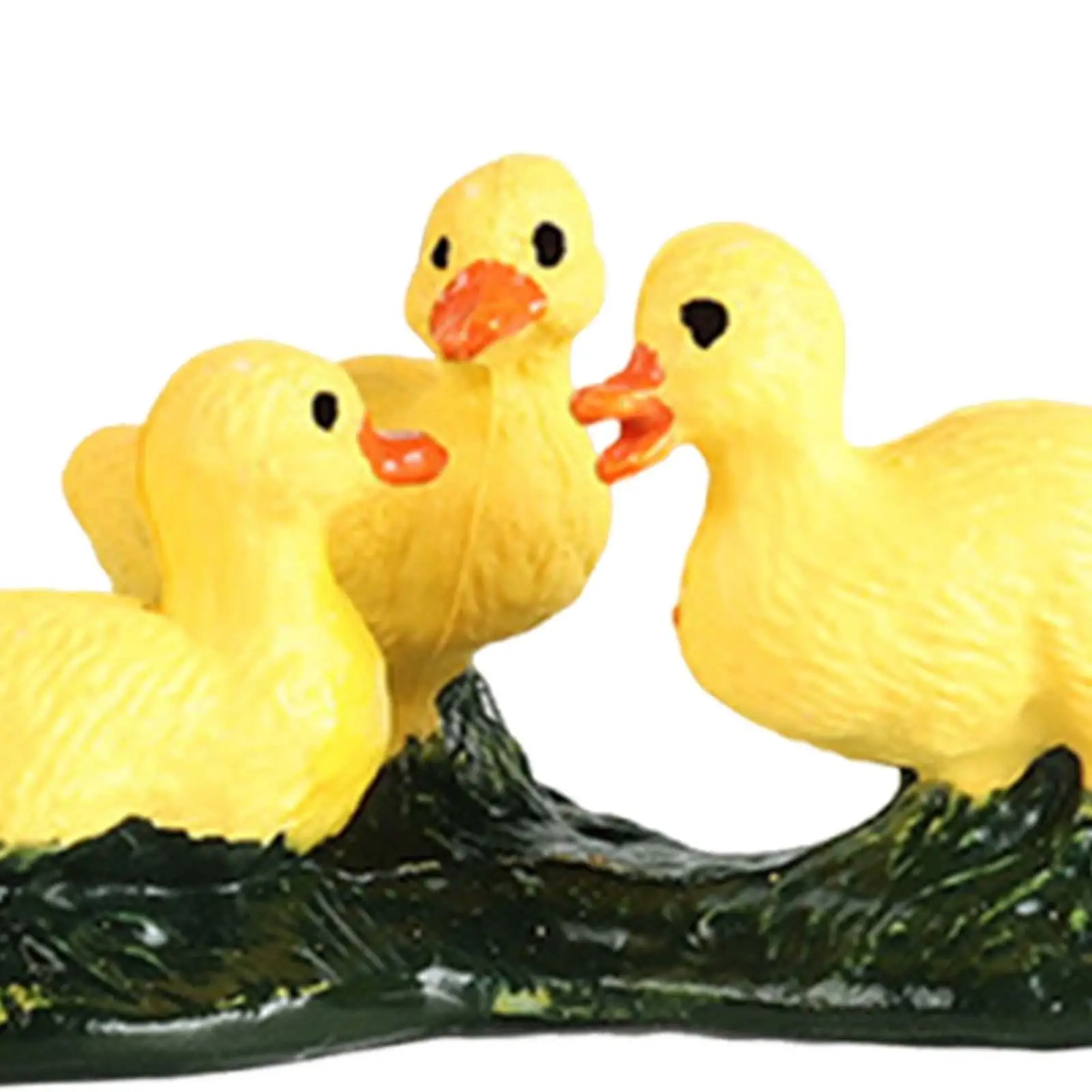Duck Animal Figure Realistic Mini Home Decor Simulated Animal Model for Kids