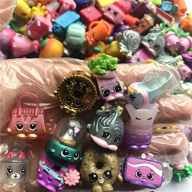 Aleatorio 10/20/30 unids/lote tienda rara juguetes figuras de acción de Anime juguetes modelo colección rara regalo educación juguetes para niñas