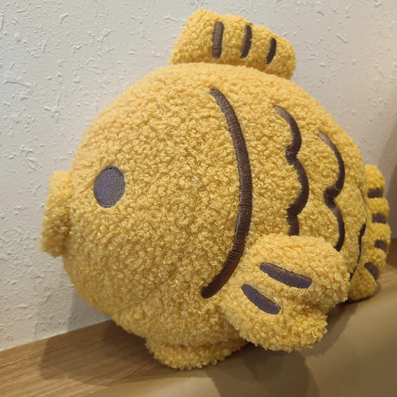 Almohada de felpa pez pargo amarillo estilo taiyaki - imagen 3