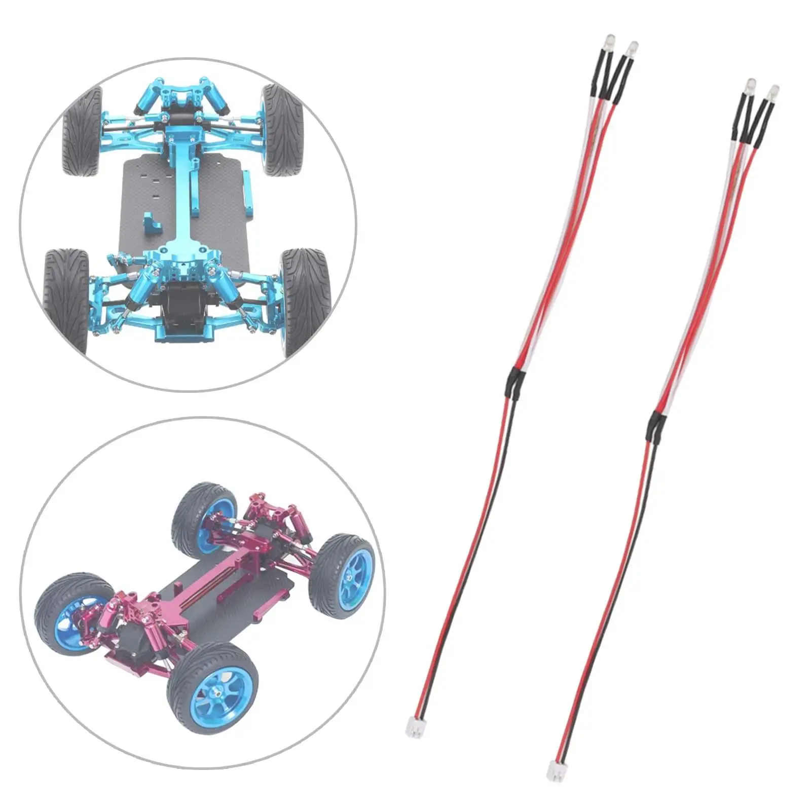 1:18 Scale RC Car Light Sturdy Accessory for A86 1802,1803 Ld1801 DIY Accs