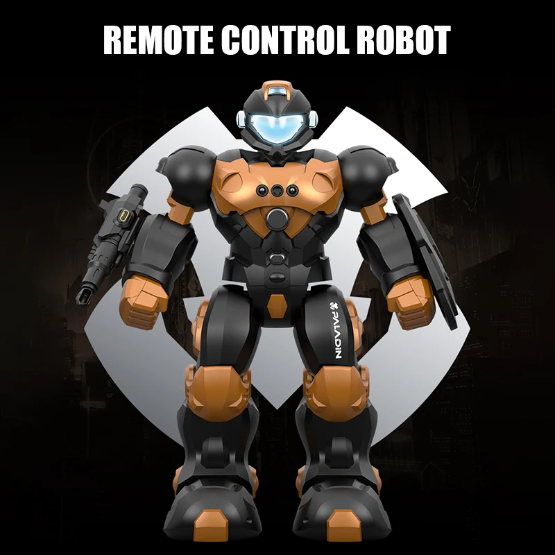 Robot infantil interactivo con control por voz y luces LED