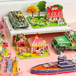 Rompecabezas 3D Casa de Muñecos - Juguete educativo para niños