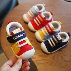 Zapatillas lona antideslizantes primeros pasos niño y niña