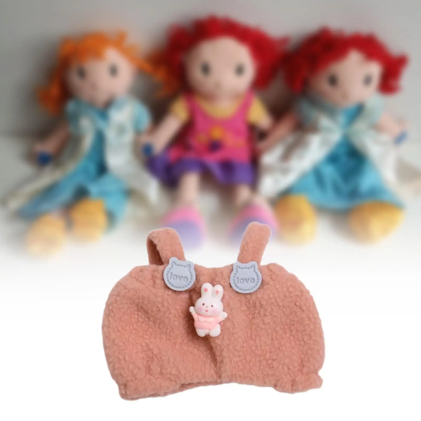 Fashion Dolls Suspender Pants Garment Accessories, Handmade Clothing Costume for 15-17cm Dolls Dress up