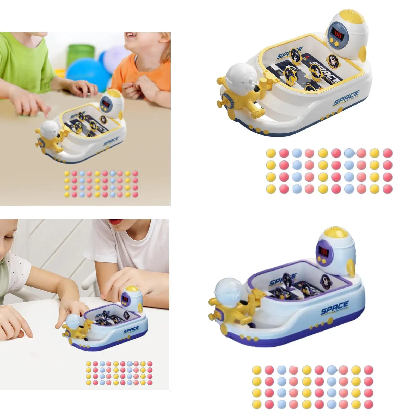 Children Pinball Machine Birthday Gifts Interactive Game Children Boys Girls