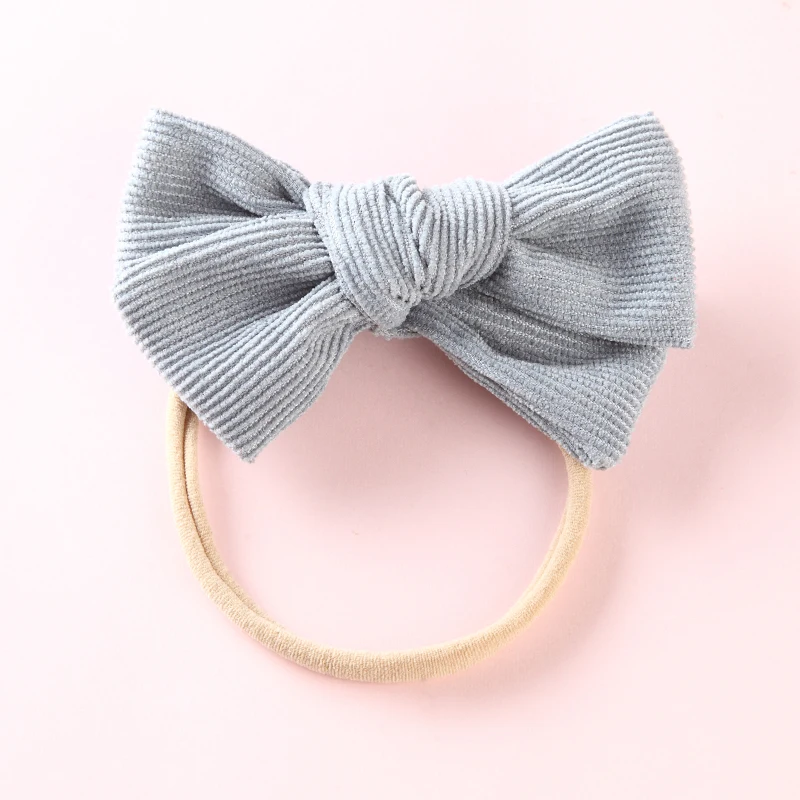 Diadema bebé de algodón con lazo estampado para niña - imagen 5