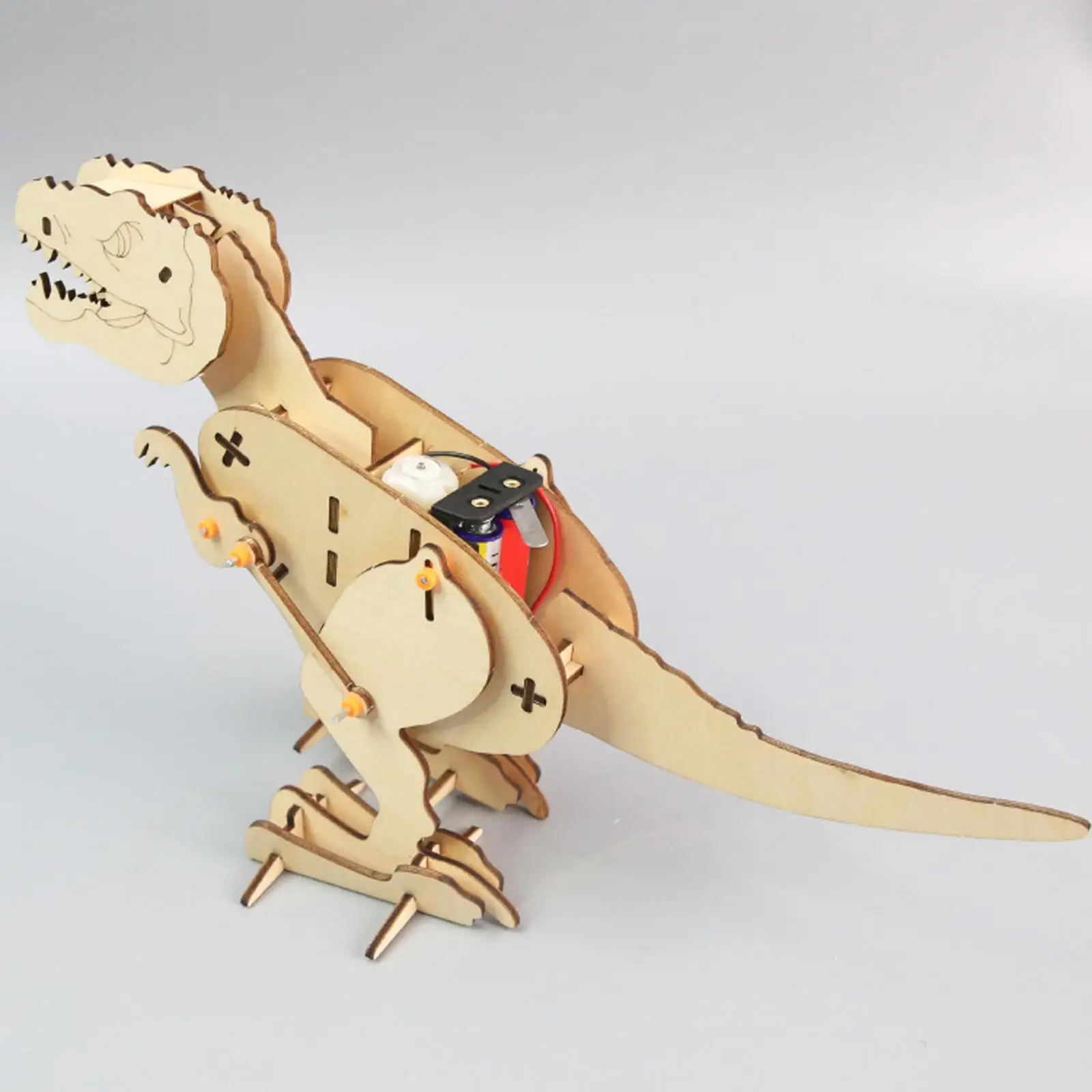 3D Wooden Puzzle Model Robot Kits Science Experiment for Children Kids Beginner Teaching Prop Science Kits for Kids Age 5-7
