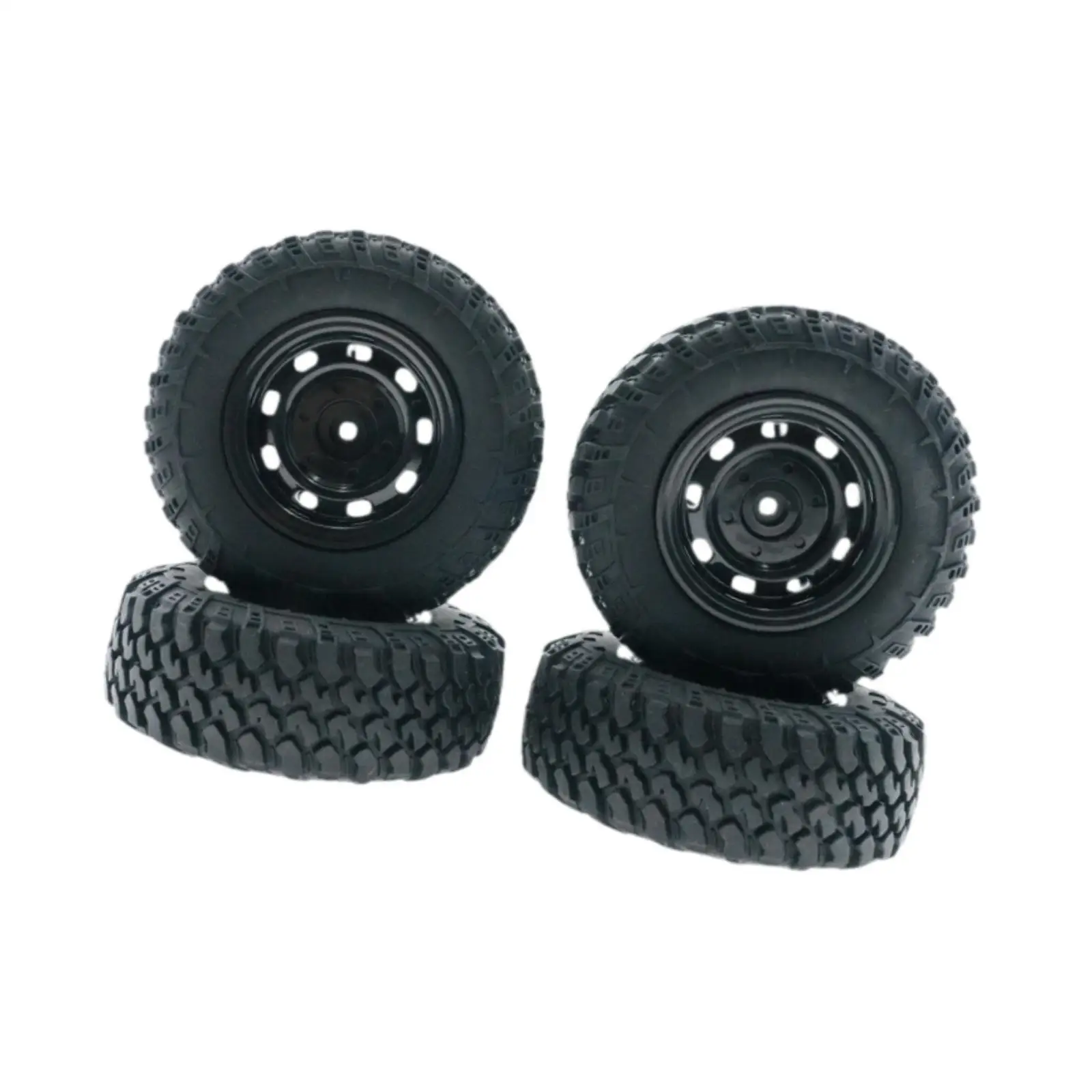 4Pcs RC Car Tires Rubber Tires Spare Part Accessories Sturdy Replacement Upgrade for MN90 MN91 MN98 MN99S 1/12 Scale RC Car