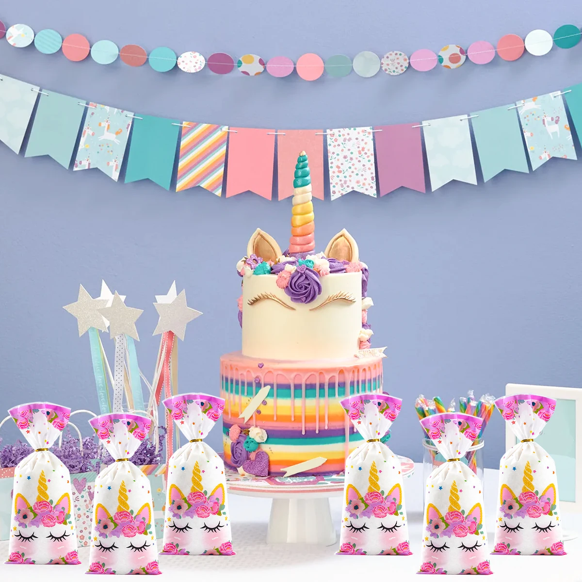 Bolso unicornio dulces para fiestas de cumpleaños celebración prenatal - imagen 3