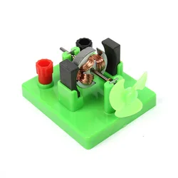 Motor eléctrico CC DIY para experimentos de física infantil