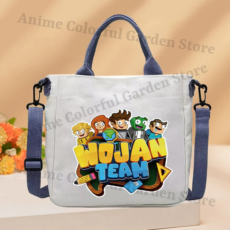 Wojan bolso cruzado lona para niños – Diseño Anime - imagen 2
