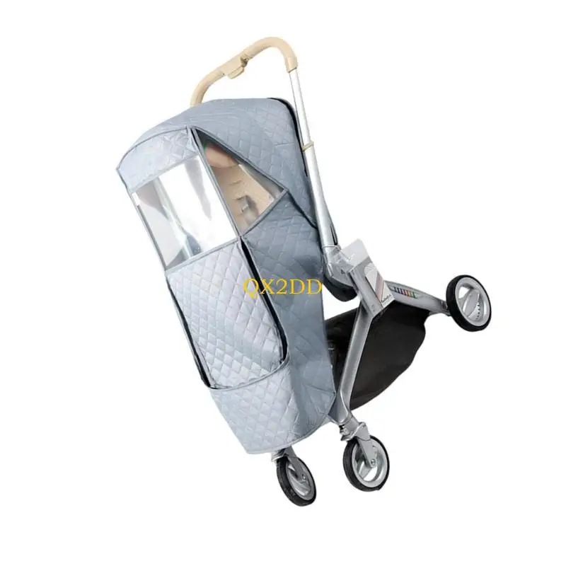 Funda impermeable para cochecito QX2D – Resistente a desgarros con tela PET - imagen 2