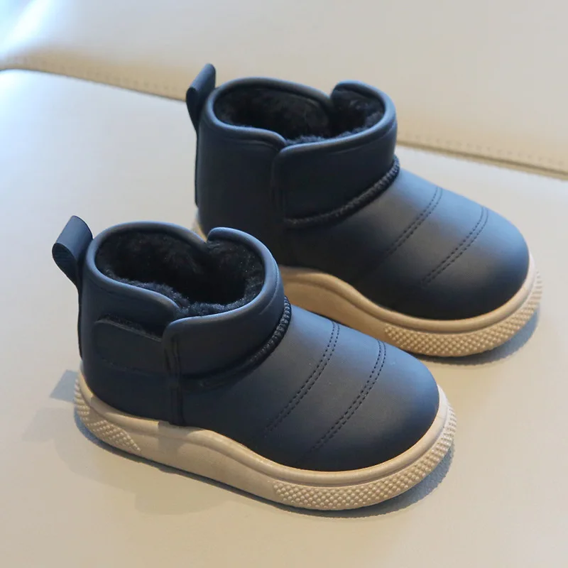 Botas de nieve para niños a la moda, botas cálidas para niños, botas cómodas antideslizantes de fondo suave para niñas, botas de otoño para hombres y mujeres 2025 - imagen 5