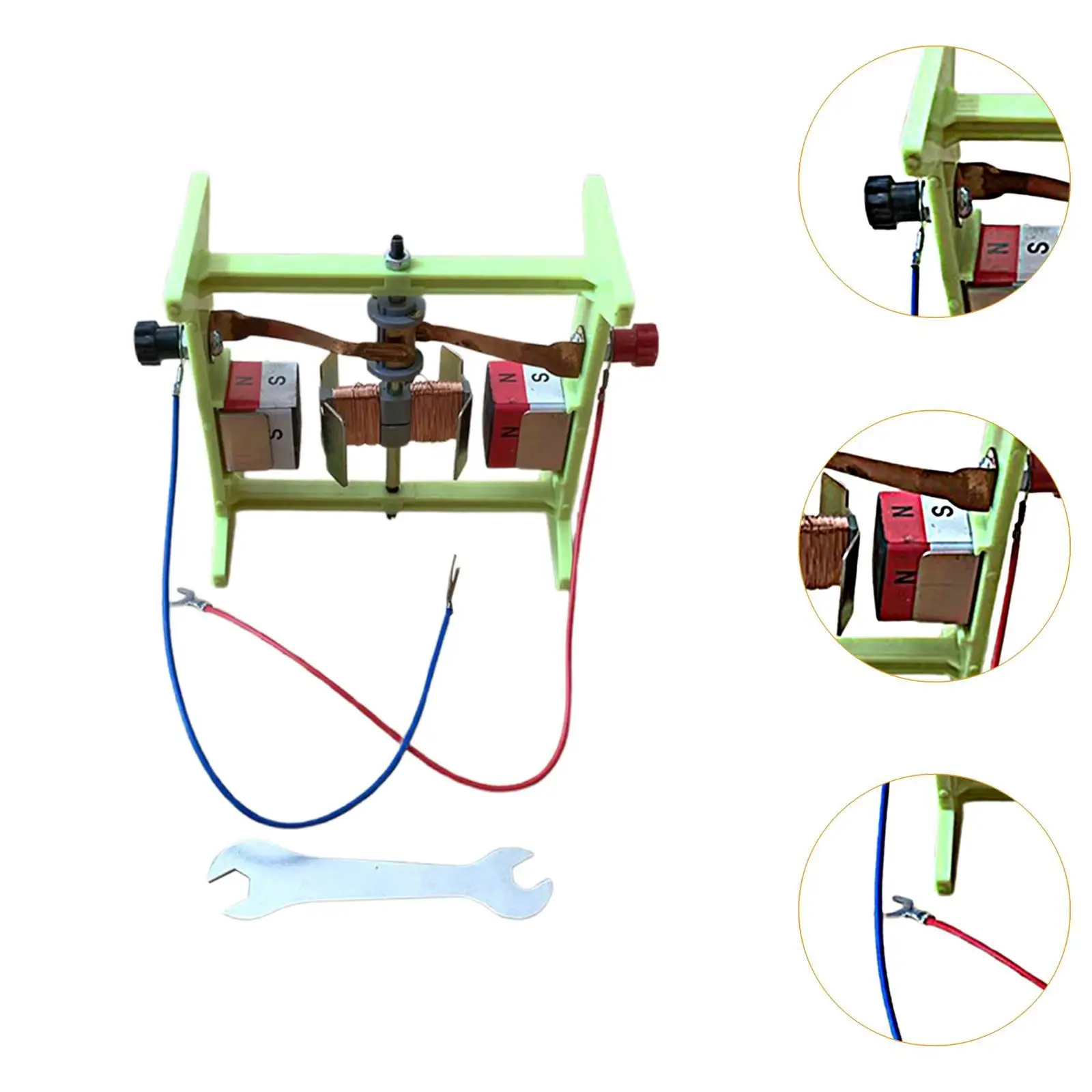 Electric Motor Science Assemble Kit Technology Small Production Physics Experiment for Children Kids High School Students Teens