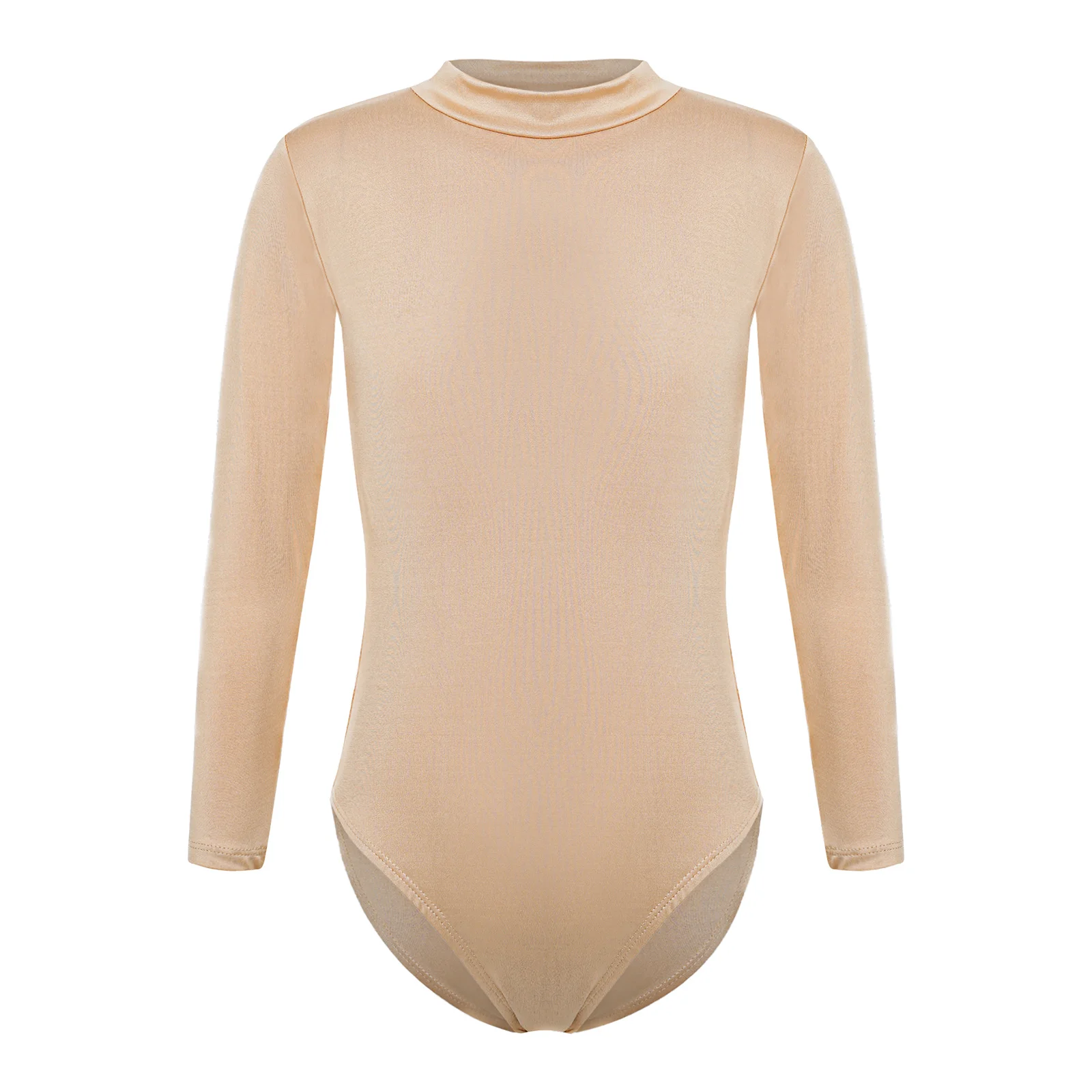 Mock Neck Nude