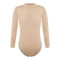Mock Neck Nude
