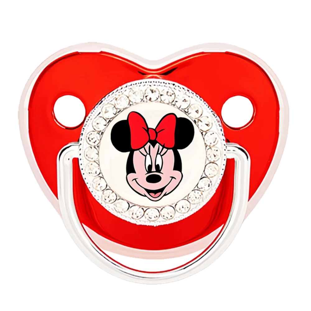 2025 chupete de bebé rojo recién nacido de lujo tetina de silicona chupete tetina de silicona juguete oral para recién nacido regalo de Baby Shower 0-6M