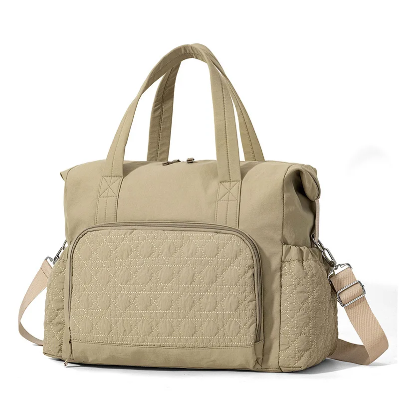 Nueva bolsa de viaje de gran capacidad a la moda con separación en seco y húmedo, bolsa deportiva para Yoga, gimnasio, bolsa de pañales para mamá, organizador impermeable - imagen 2