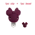 2pcs   Wine red