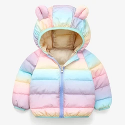 Chaqueta algodón con capucha bebé – Cálida para otoño e invierno
