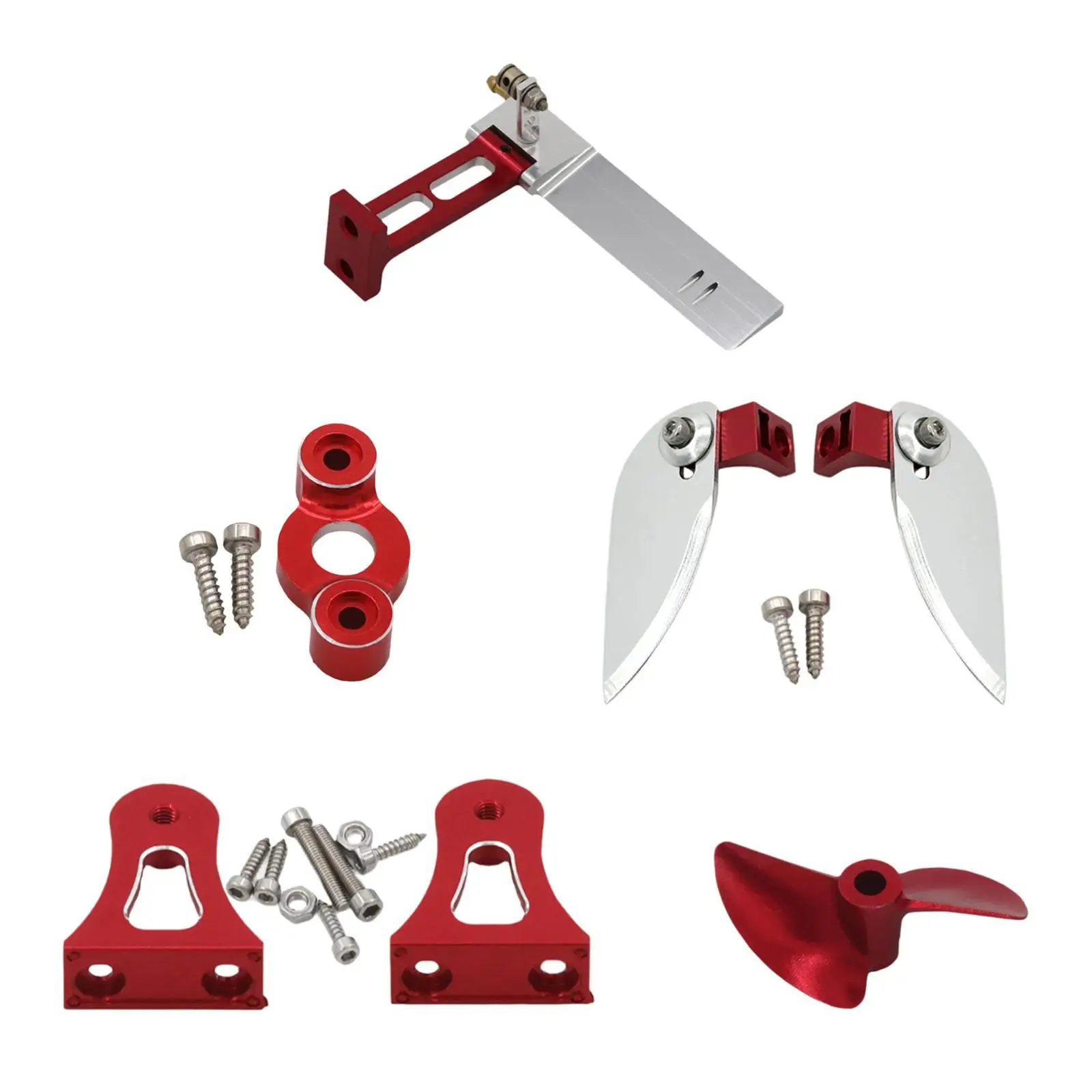 RC Speedboat Modification Replacement High Strength Assembly Easy Installation Professional Udi903 Rudder Kit RC Boat Parts