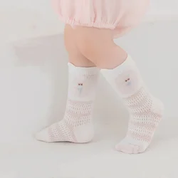 Calcetines finos de verano para bebé – Malla de algodón con dibujos