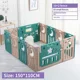 Green brown 12pcs