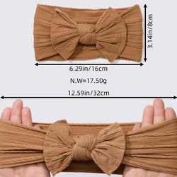 Diadema tejida para bebé recién nacido – Bandas elásticas nailon