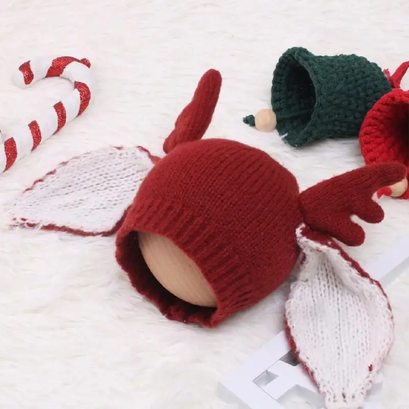 Ropa sesión fotos bebé R6FD sombrero asta oreja y atuendo mamel - imagen 3