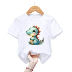 Camiseta dinosaurio infantil con globos - Regalo de cumpleaños