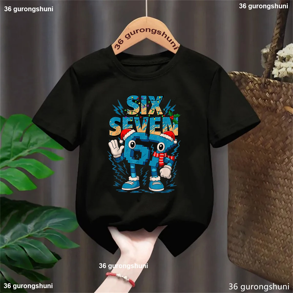 Camiseta Six Seven con estampado italiano para niño