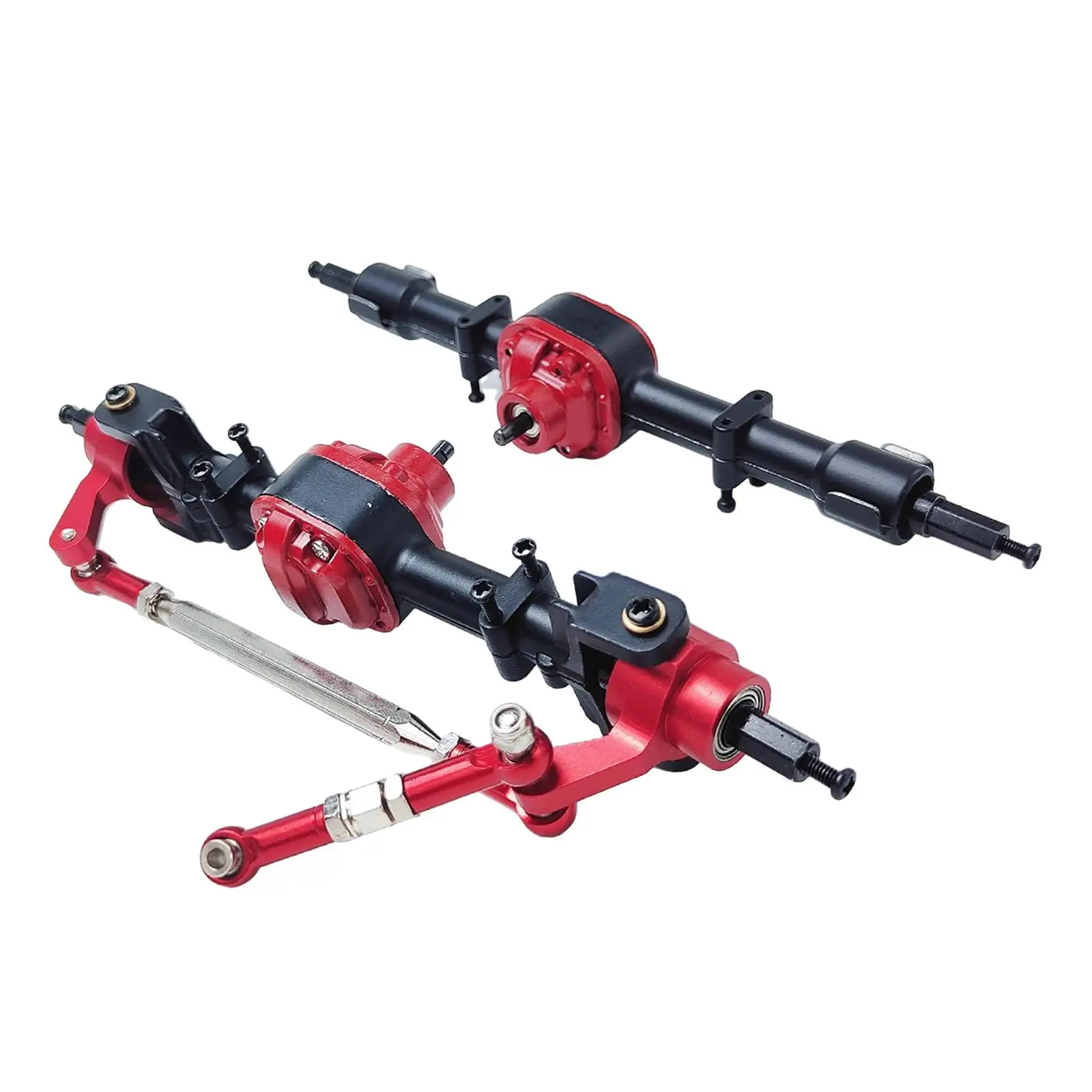 1:12 Scale RC Car Front and Rear Axle Set Accessory Practical Upgrade Parts Bridge Shaft Complete Set for MN82 LC79 RC DIY Parts