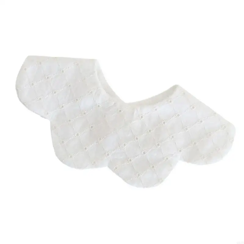 QX2D recién nacido Delantador babeo algodón pétalos Burp paños babero enfermería alimentando babero para niños 0-3 - imagen 3