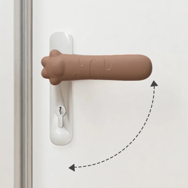 Protector de pomo de silicona infantil – Antigolpes con garra de gato