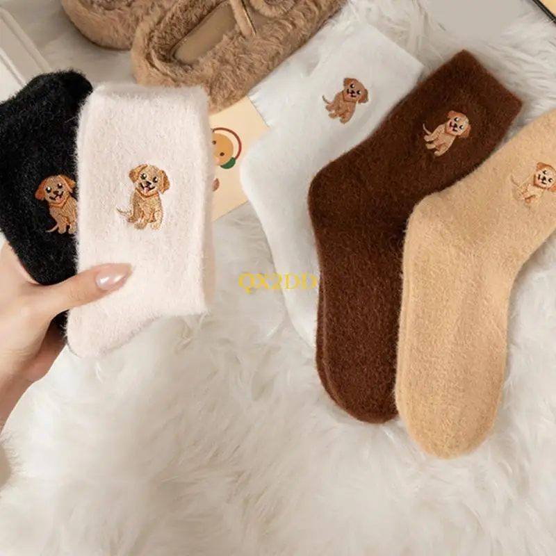 Calcetines térmicos forrados extragruesos con motivos de animales para niños - imagen 4