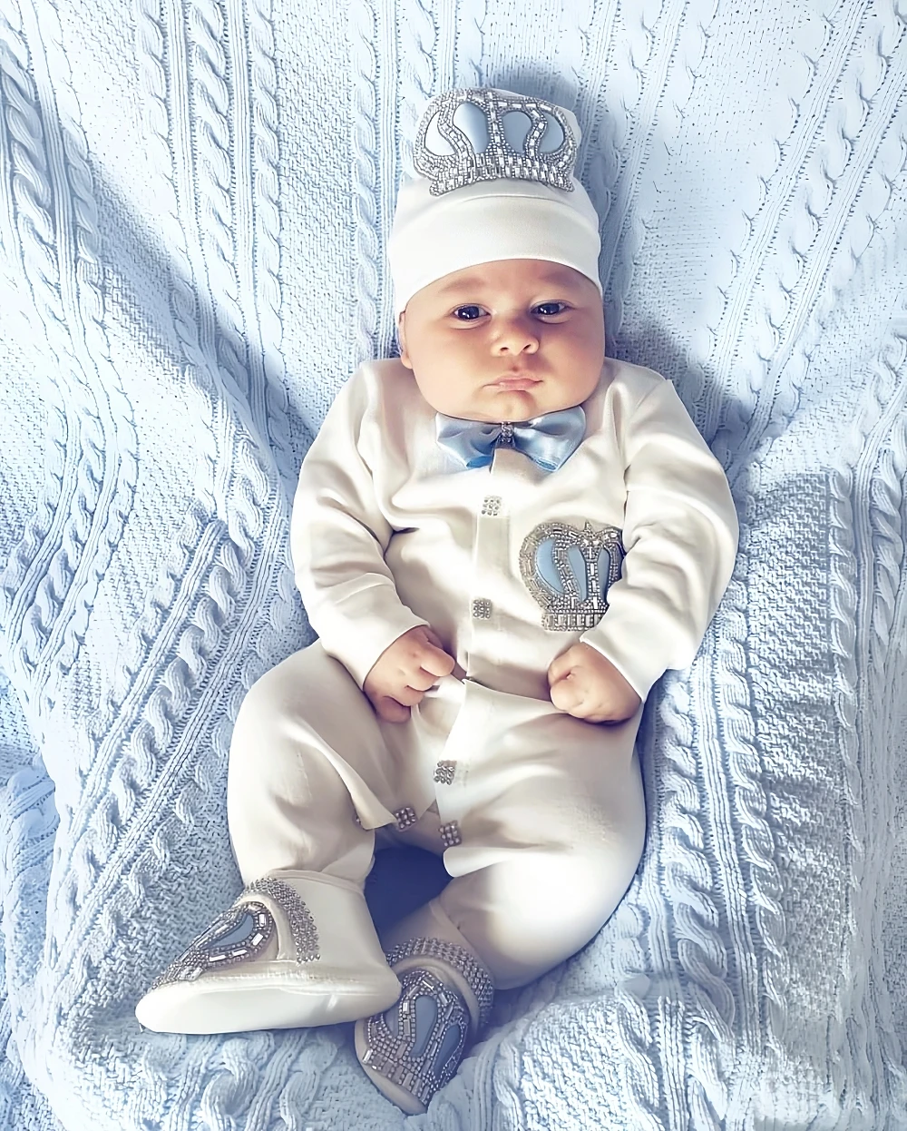 Pelele para niños recién nacidos, traje Formal, chaleco de 4 piezas, pantalones y corbata, conjunto de traje, bienvenida a casa, 40suyi días, traje de celebridad - imagen 5