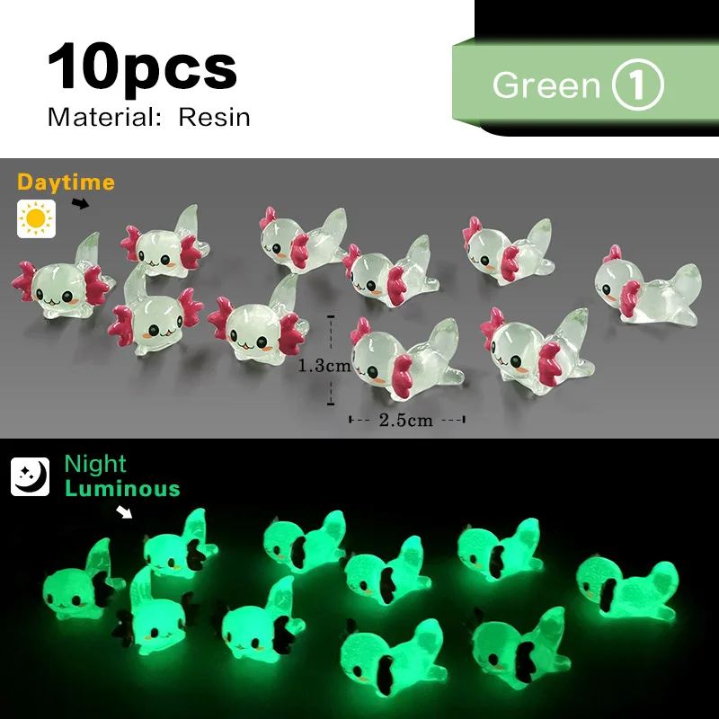 10pcs Lumin-AT-Green