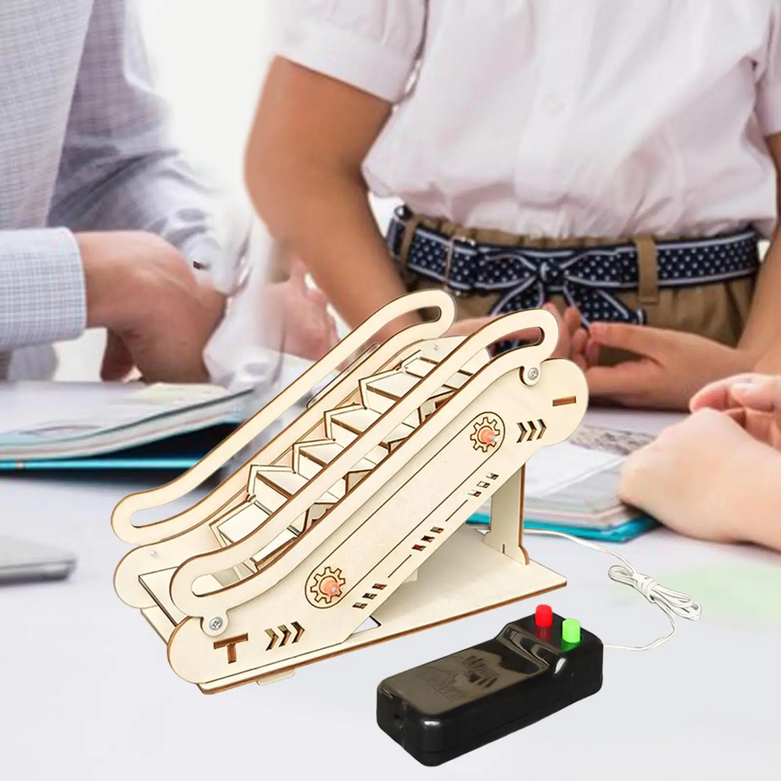 Electric Conveyor Belt Model Practical Skills Developing Intelligent Educational Toy Science Experiment for Adults Birthday Gift