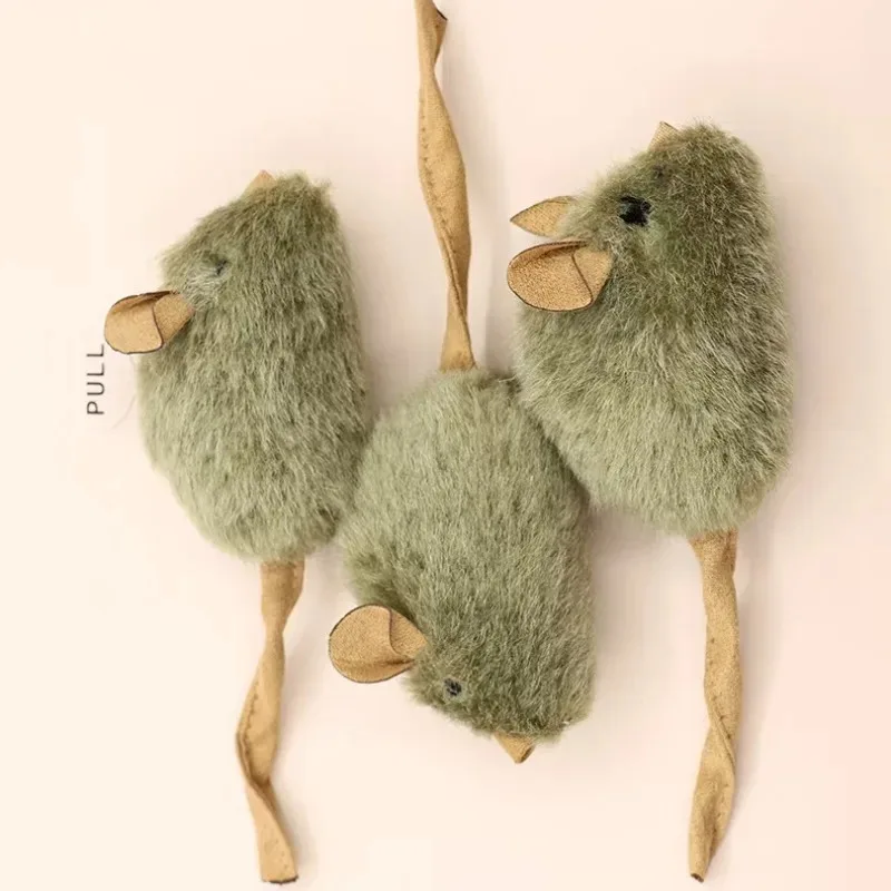 Ratón de peluche interactivo con sonido para niños - imagen 4