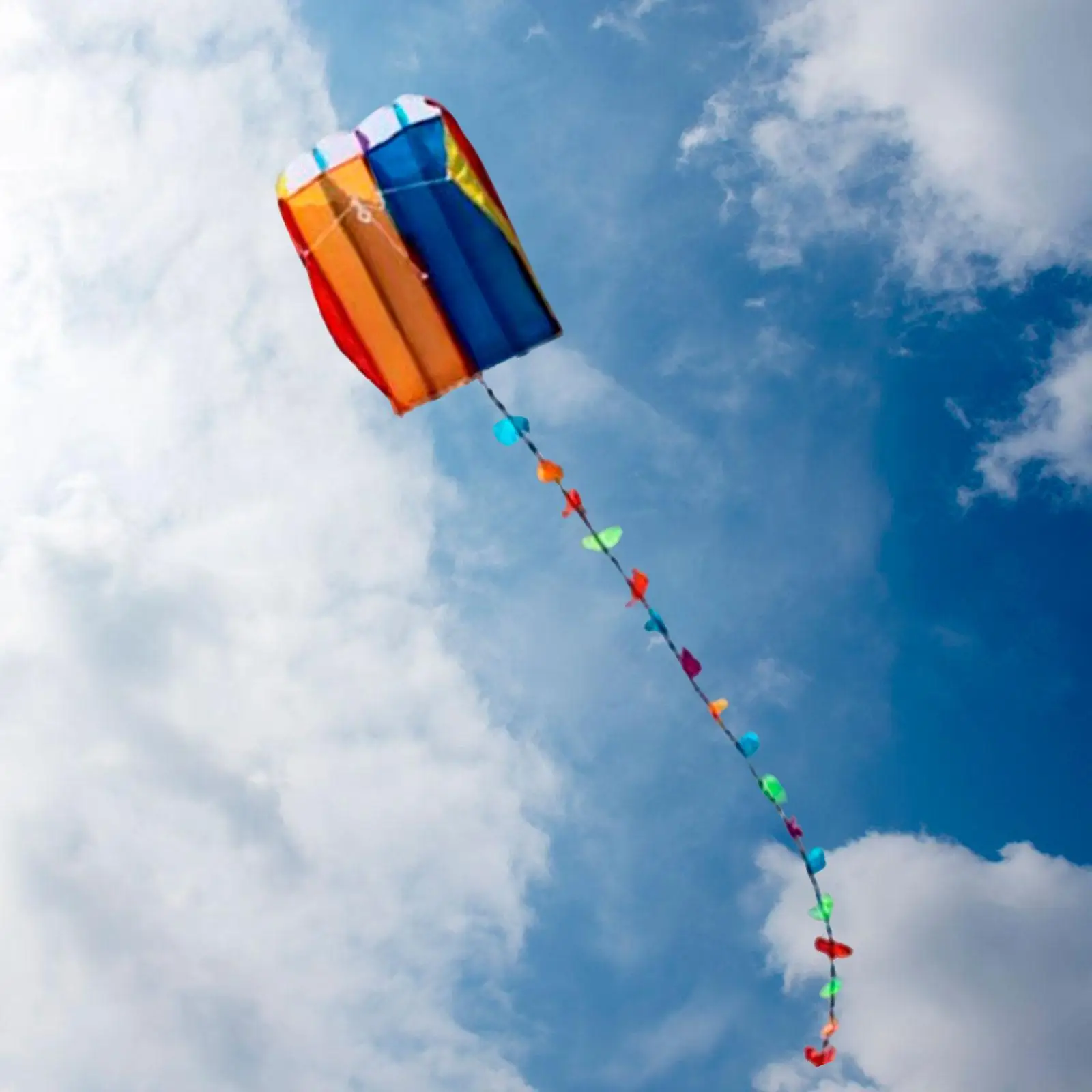 Small Rainbow Soft Kite Colorful Tear Resistant Easy to Fly Outdoor Toys for Beach Park Travel Backyard Boys Girls Beginner