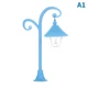 Blue Hanging Lamp