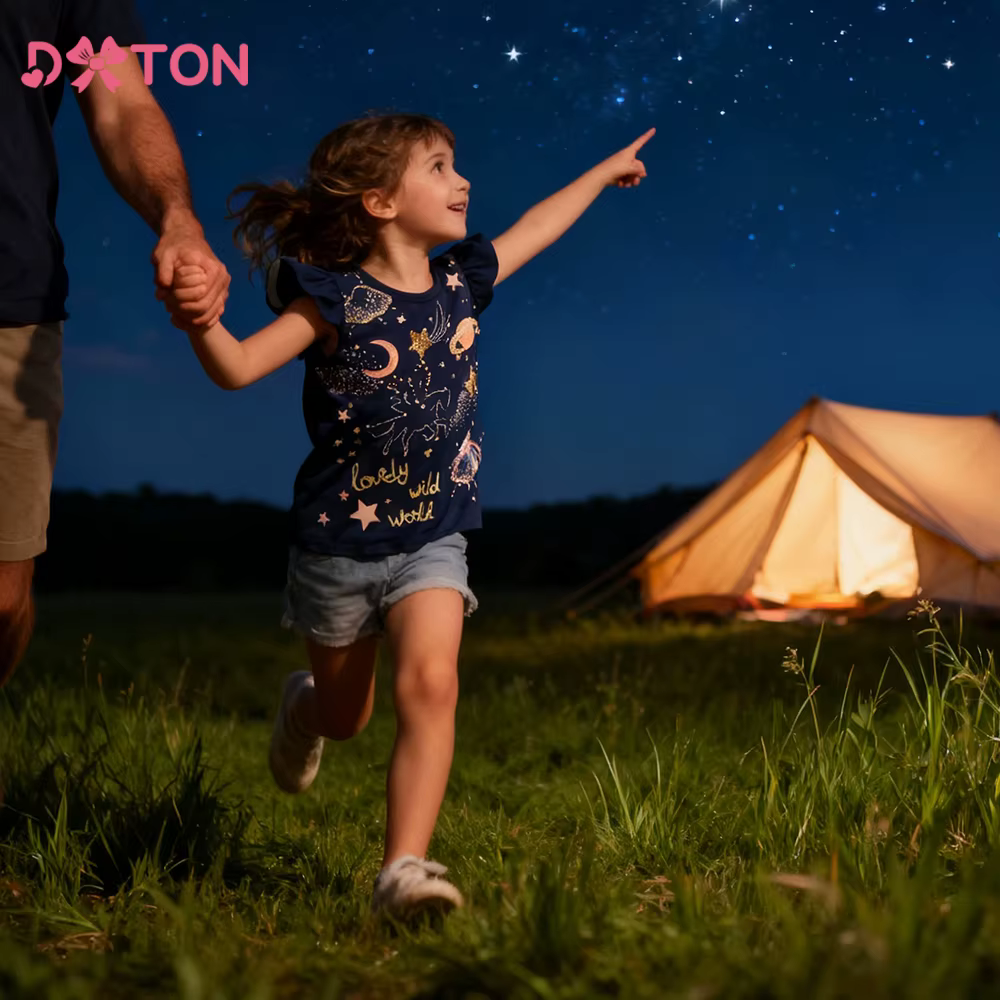 DXTON Camiseta de tirantes de algodón para niña – Ideal verano - imagen 2