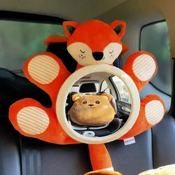 Espejo de seguridad para coche infantil - visión amplia y ajustable