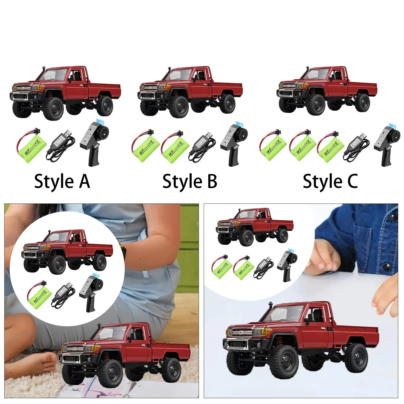 1/12 Scale RC Truck 4WD Road RC Truck Full Scale Car Model Waterproof All