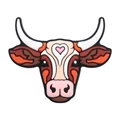 Love Cow Head